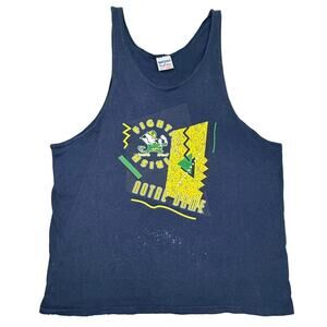 Vintage 90s notre dame shirt tank top champion XL USA